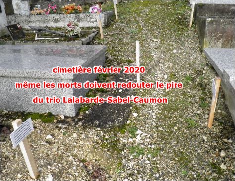 Cimetière Valprionde février 2020 