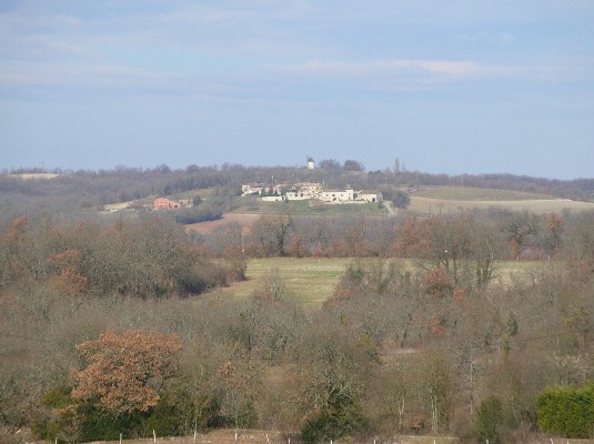 Le moulin et le Farguiel une vue lointaine